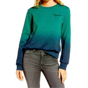 Treasure & Bond ‘Magical’ Dark Green Ombré Sweater (L)